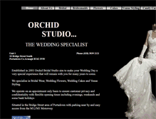 Tablet Screenshot of orchidbridalstudio.com